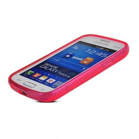 Silikon etui za Samsung Galaxy Trend Lite, Pink barva