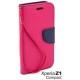 Preklopna Torbica Fancy za Sony Xperia Z1 Compact, Pink barva