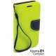 Preklopna Torbica Fancy za Sony Xperia Z1 Compact, Zelena barva