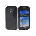 Silikon etui za Samsung Galaxy S Duos, Galaxy Trend , Črna barva