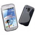 Silikon etui za Samsung Galaxy S Duos, Galaxy Trend +Folija ekrana , Transparent