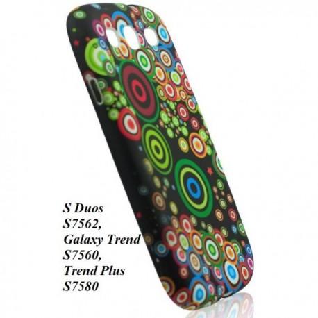 Silikon etui za Samsung Galaxy S Duos, Galaxy Trend +Folija ekrana , Circles