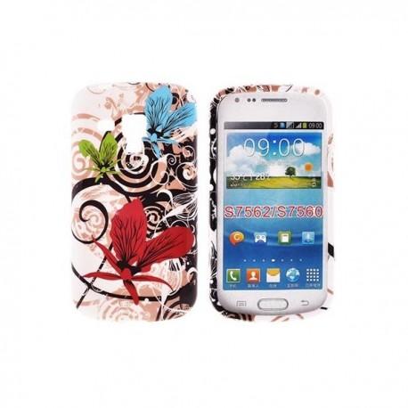 Silikon etui za Samsung Galaxy S Duos, Galaxy Trend +Folija ekrana , Flowers