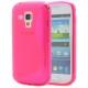 Silikon etui za Samsung Galaxy S Duos, Galaxy Trend +Folija ekrana , Pink barva
