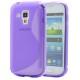 Silikon etui za Samsung Galaxy S Duos, Galaxy Trend , Vijola barva