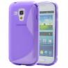 Silikon etui za Samsung Galaxy S Duos, Galaxy Trend , Vijola barva