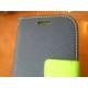 Preklopna Torbica Fancy za Samsung Galaxy S Duos, Galaxy Trend, Modra barva