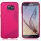 Silikon etui za Samsung Galaxy S6, Pink barva