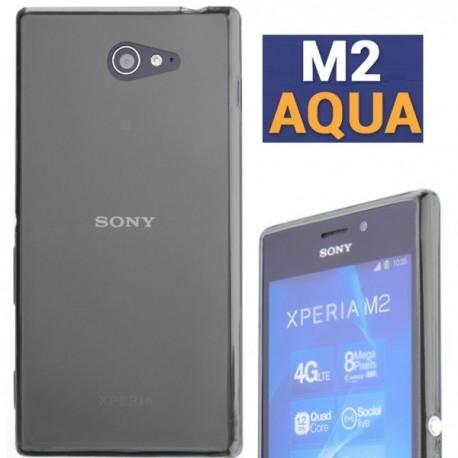 Silikon etui za Sony Xperia M2 Aqua, Temna barva+ folija ekrana