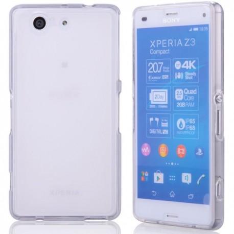 Silikon etui za Sony Xperia Z3 Compact +Folija ekrana, transparenten