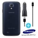 Original Pokrovček za Samsung Galaxy S4 +Avtopolnilec, temno modra barva