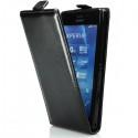 Preklopna Torbica Flexi za Sony Xperia M4 Aqua, črne barve