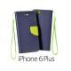 Preklopna Torbica Fancy za Apple iPhone 6 Plus, Modra barva