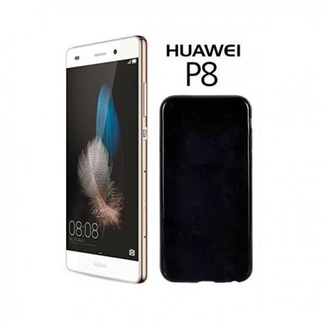 Silikon etui za Huawei Ascend P8, 0,5mm, Črna barva