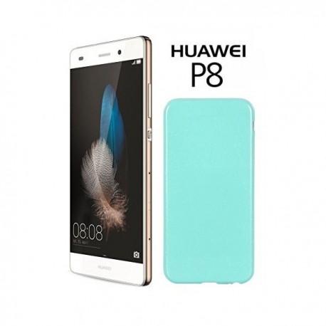 Silikon etui za Huawei Ascend P8, 0,5mm, Mint barva