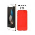 Silikon etui za Huawei Ascend P8, 0,5mm, Rdeča barva