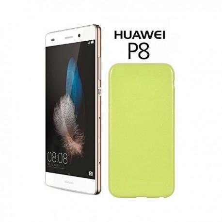Silikon etui za Huawei Ascend P8, 0,5mm, Zelena barva