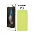 Silikon etui za Huawei Ascend P8, 0,5mm, Zelena barva