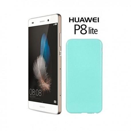 Silikon etui za Huawei Ascend P8 Lite, 0,5mm, Mint barva
