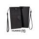 Preklopna Torbica Fancy za Huawei Ascend P8, Črna barva