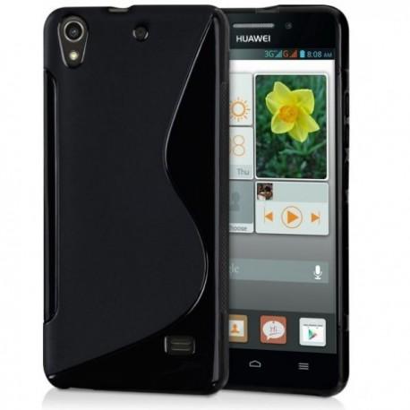 Silikon etui za Huawei Ascend G620s, Črna barva