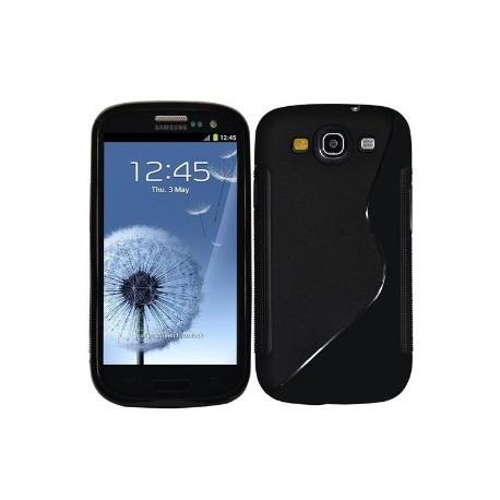 Silikonski tui za Samsung Galaxy S3, črna barva