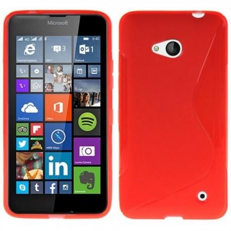 Silikon etui S za Microsoft Lumia 640 LTE, Rdeča barva