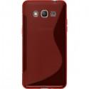 Silikon etui S za Samsung Galaxy Grand Prime, Rdeča barva