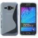 Silikon etui S za Samsung Galaxy J1, Transparent barva