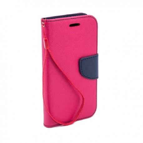 Preklopna Torbica Fancy za Microsoft Lumia 532 Dual, Pink barva