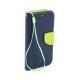Preklopna Torbica Fancy za Microsoft Lumia 532 Dual, Modra barva
