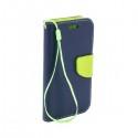 Preklopna Torbica Fancy za Microsoft Lumia 532 Dual, Modra barva