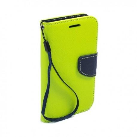 Preklopna Torbica Fancy za Microsoft Lumia 532 Dual, Zelena barva