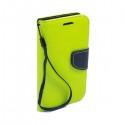 Preklopna Torbica Fancy za Microsoft Lumia 532 Dual, Zelena barva