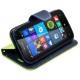 Preklopna Torbica Fancy za Microsoft Lumia 532 Dual, Zelena barva