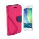 Preklopna Torbica Fancy za Samsung Galaxy A3, Pink barva