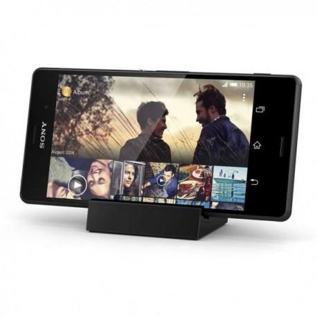 Namizni magnetni polnilec za Sony Xperia Z3 in Z3 Compact, črne barve