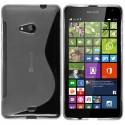 Silikon etui S za Microsoft Lumia 535, Transparent barva +folija zaslona