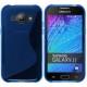 Silikon etui S za Samsung Galaxy J1, Modra barva