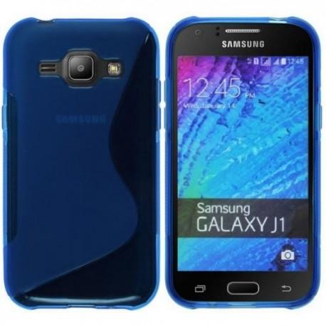 Silikon etui S za Samsung Galaxy J1, Modra barva