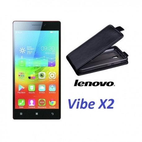 Preklopna Torbica "flexi" za Lenovo Vibe X2, Črna barva