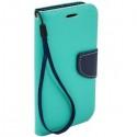 Preklopna Torbica Fancy za Microsoft Lumia 532 Dual, Mint barva