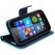 Preklopna Torbica Fancy za Microsoft Lumia 532 Dual, Mint barva