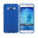 Silikon etui S za Samsung Galaxy J5, Temno modra barva