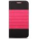 Torbica "stripes" za Samsung Galaxy J5, Črna pink barva