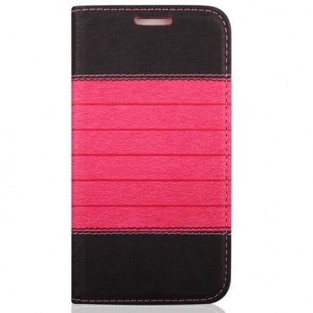 Torbica "stripes" za Samsung Galaxy J5, Črna pink barva