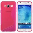 Silikon etui S za Samsung Galaxy J5, Pink barva