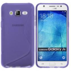 Silikon etui S za Samsung Galaxy J5, Vijola barva