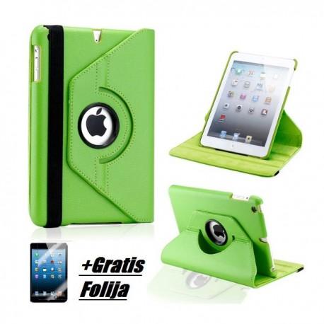 Torbica za Apple iPad Mini, Vrtljiva 360 +Folija ekrana, Zelena barva