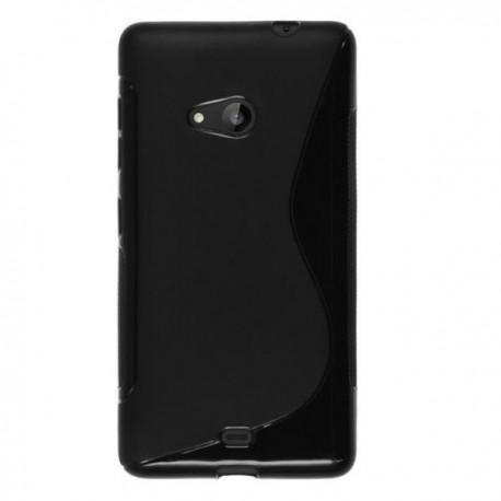 Silikon etui S za Microsoft Lumia 535, Črna barva